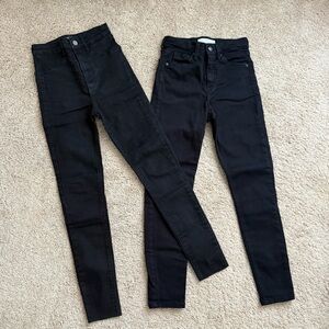Bundle of 2 Black Skinny Jeans